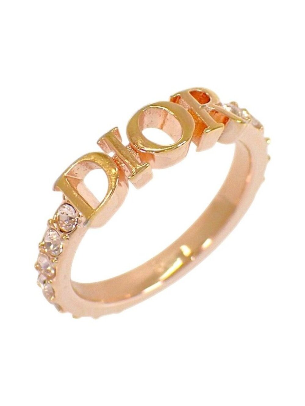 Dior Dioevolution Actual Ring Metal Crystal Pink Gold